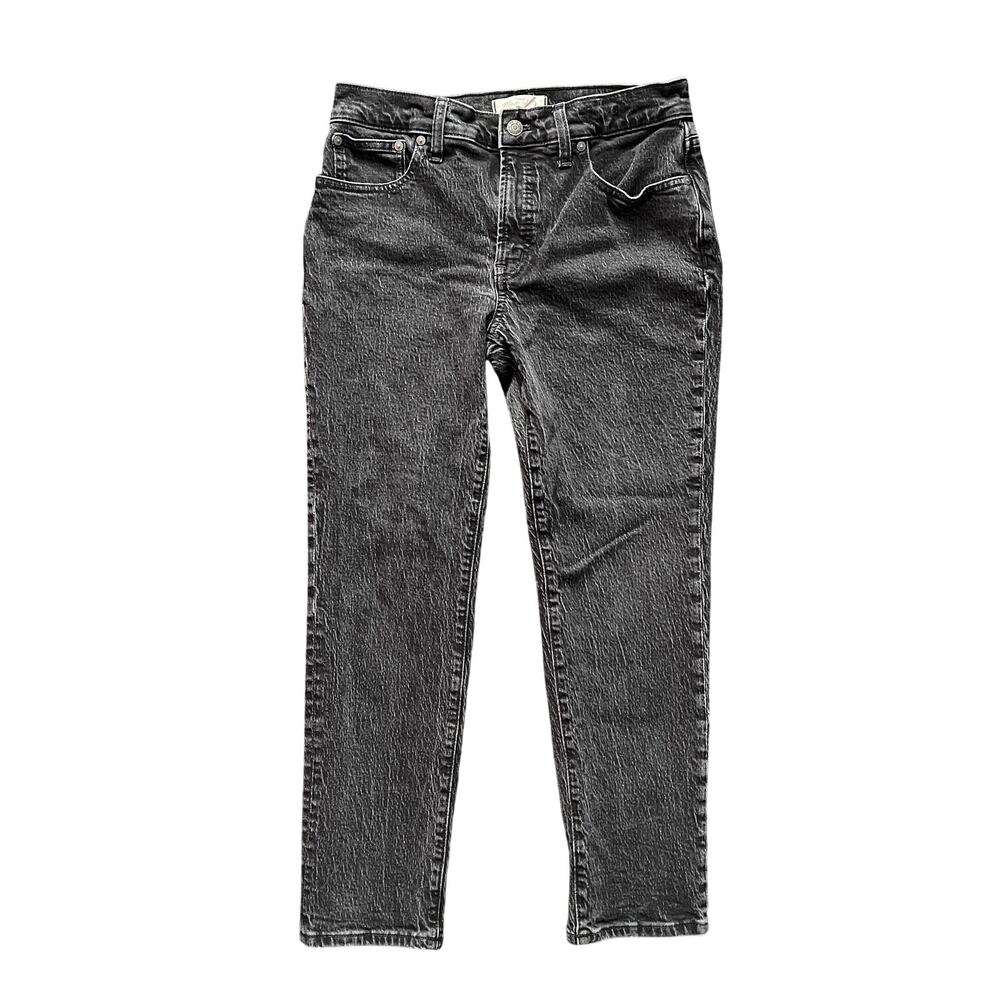 Madewell Mid Rise Perfect Vintage Jean Black 28